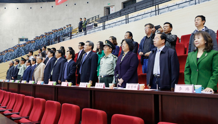 bevictor伟德隆重举行2014级新生开学典礼暨军训动员大会